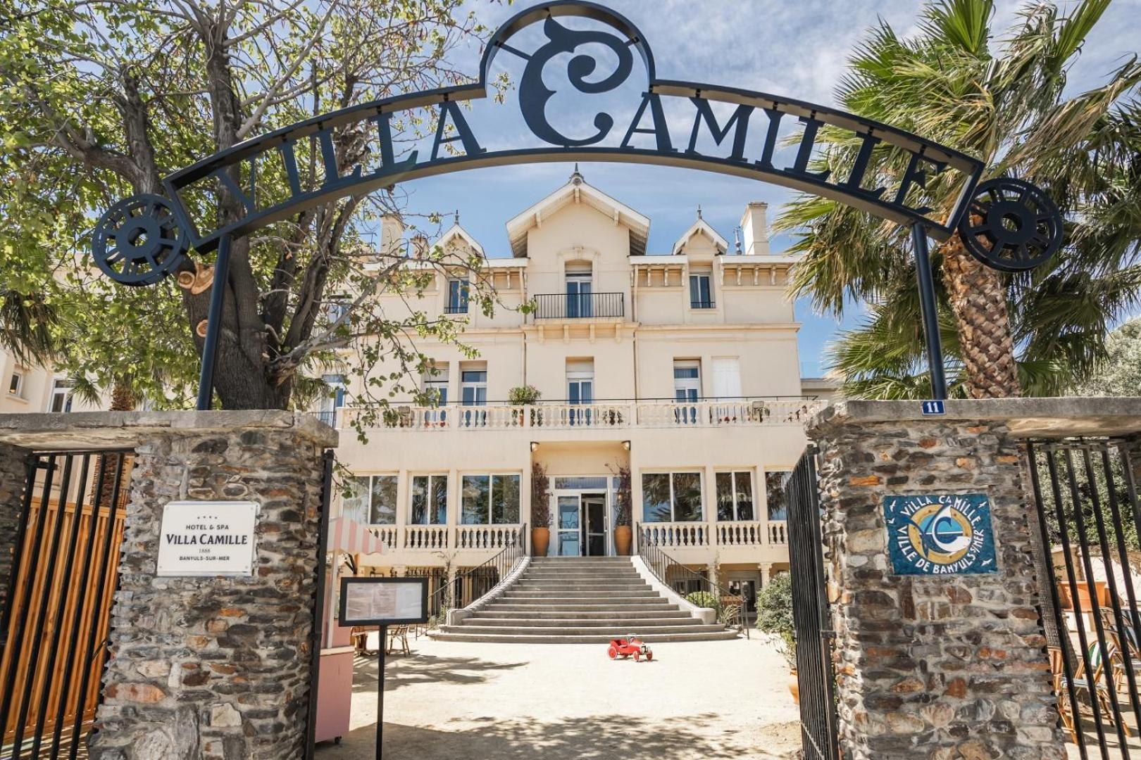 Villa Camille Hotel & Spa 滨海巴纽尔斯 外观 照片